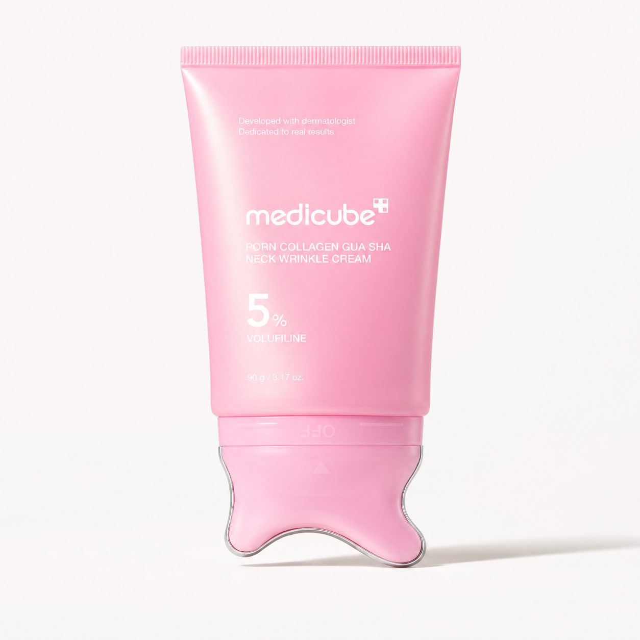 ShopMitra SculptAura | PDRN Collagen Neck Cream With Gua Sha Applicator