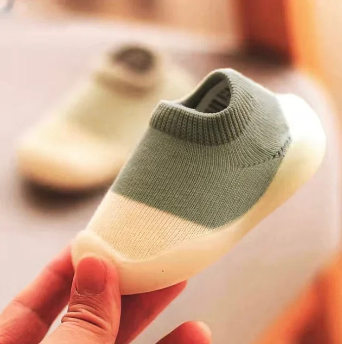 Flexi steppers | Soft Baby Shoes (Green)